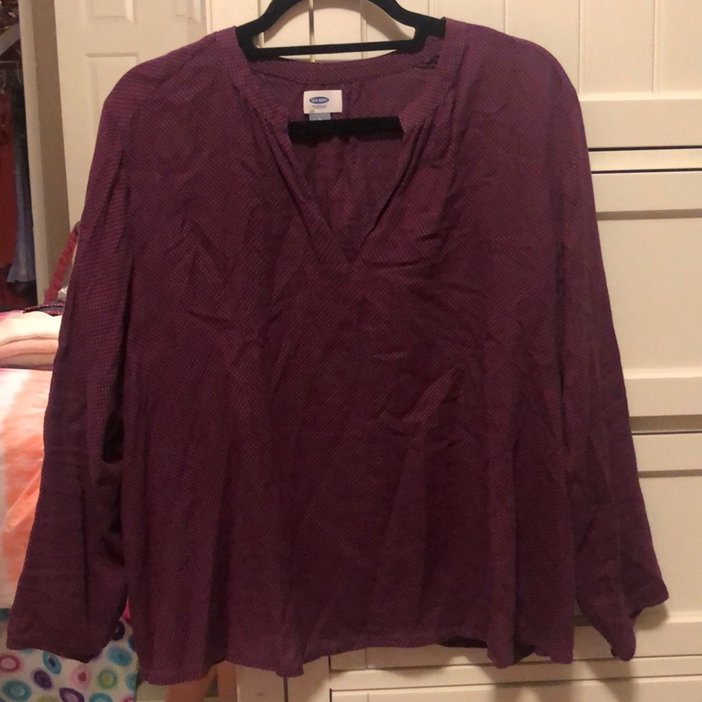 Purple blouse